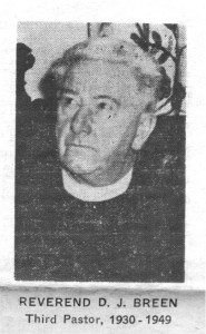Reverend Breen. 